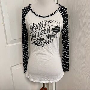 Harley Davidson Raglan Tee E1